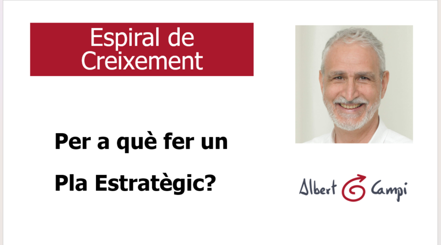 Per a què fer un Pla Estratègic