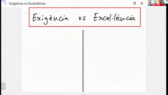 VIDEO: Exigència o Excel·lència?