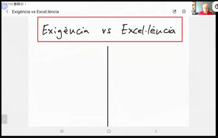 VIDEO: Exigència o Excel·lència?